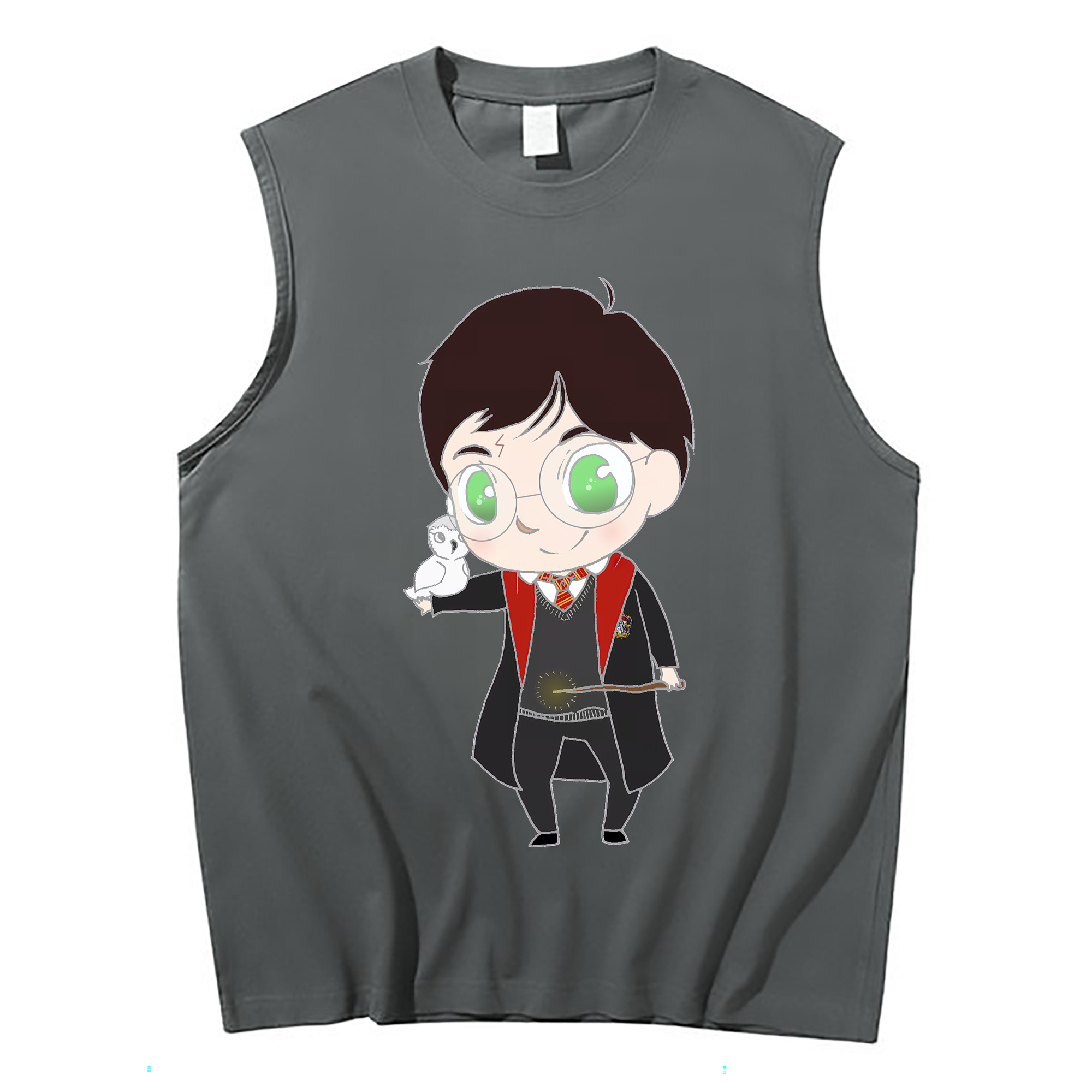 （画像用） Harry Potter ハリー・ポッターシリーズ コットン100％タンクトップ（フロントプリント）
